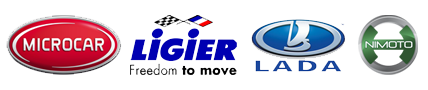 Mircocar dealer, Ligier dealer, Lada dealer, Bovag, Vass