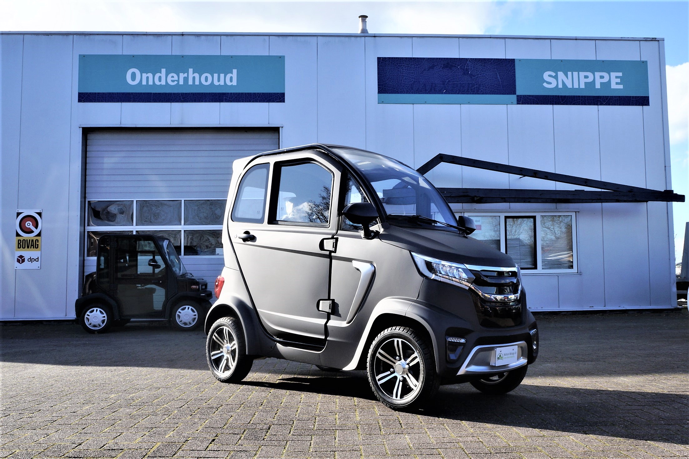 Motion Mirage groen rijden zonder rijbewijs.